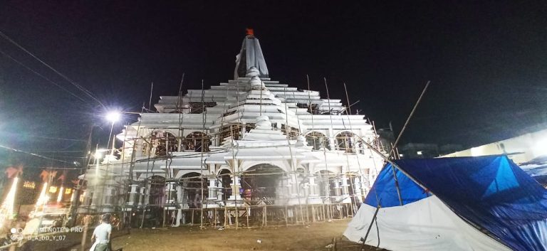 कटघोरा में भव्य राम मंदिर में विराजमान होंगे गजानन महाराज ,नगर वासियों में उत्साह का माहौल