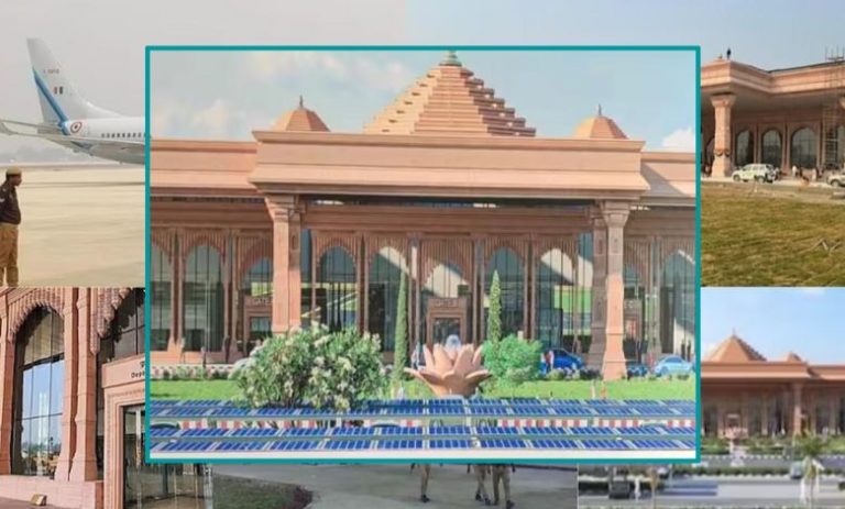 अयोध्या एयरपोर्ट पर तीन मंजिला राम दरबार में दिखेगी त्रेता युग की झलक