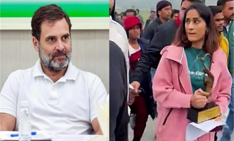 हर बेटी के लिए आत्मसम्मान पहले, पदक उसके बाद में’, विनेश फोगाट के समर्थन में उतरे राहुल गांधी