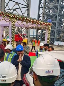 Gautam Adani visit Patadi power plant Korba