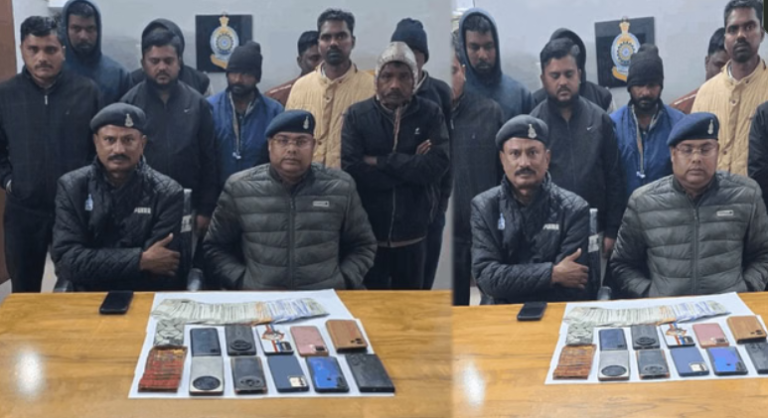 मरवाही पुलिस का बड़ा सफल अभियान: 11 जुआरी रंगे हाथ पकड़े