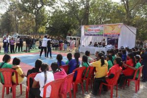 women self defence training korba police