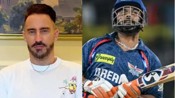 “हर गेंद पर छक्का जरूरी नहीं” — Faf du Plessis ने Rishabh Pant को दी अहम चेतावनी