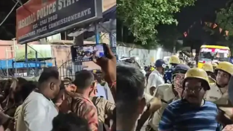 पीएम मोदी की रैली से पहले बंगाल के जगद्दल में भारी हिंसा, फेंके गए देसी बम; CISF का जवान घायल